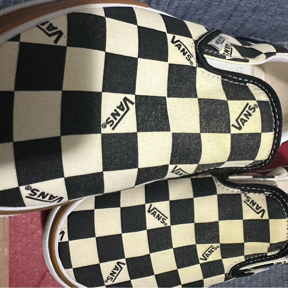 Classic Slip-On Checkerboard - Black/Cream